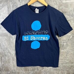 Vintage 2018 Navy Ed Sheeran Tour t-shirt  Merch men's‎ Medium #EdSheeran